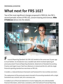 What next for FRS 102?