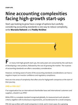 Nine accounting complexities facing high-growth start-ups