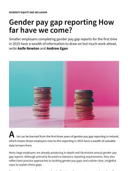 Gender pay gap reporting How far have we come?