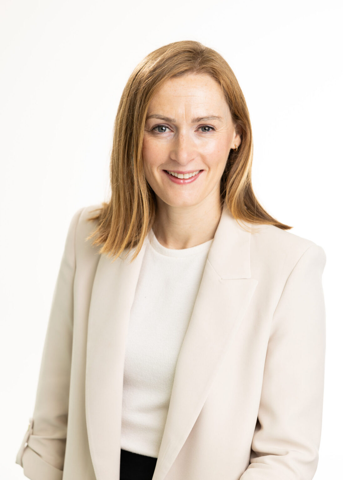 Professional photo of Cr&oacute;na Clohisey, Director of Members and Advocacy, Chartered Accountants Ireland, set against white background